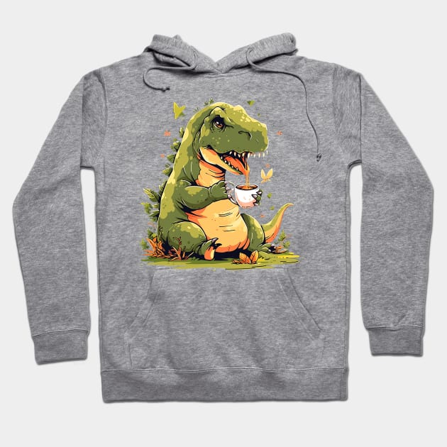 tea rex Hoodie by enzo studios